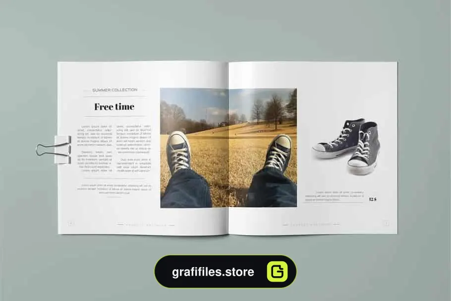قالب ایندیزاین بروشور Product Brochure