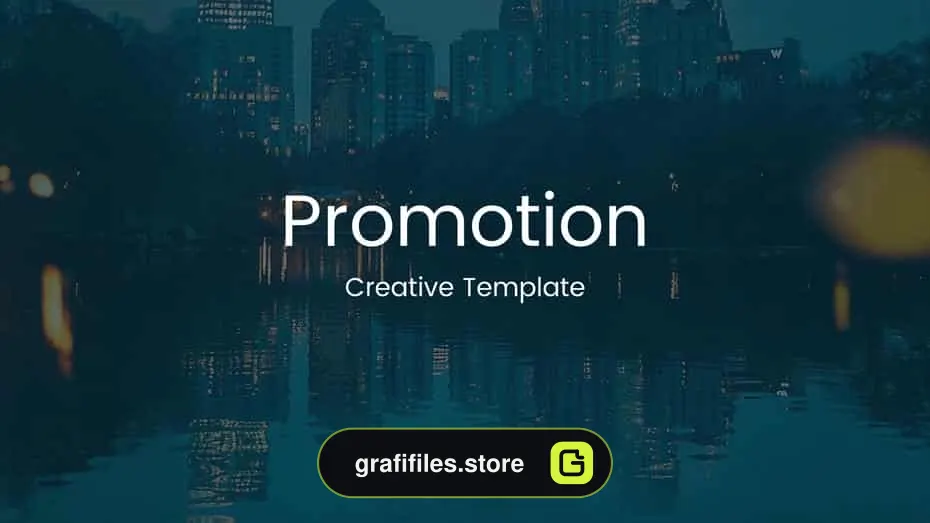 قالب پاورپوینت Promotion Creative Powerpoint Template