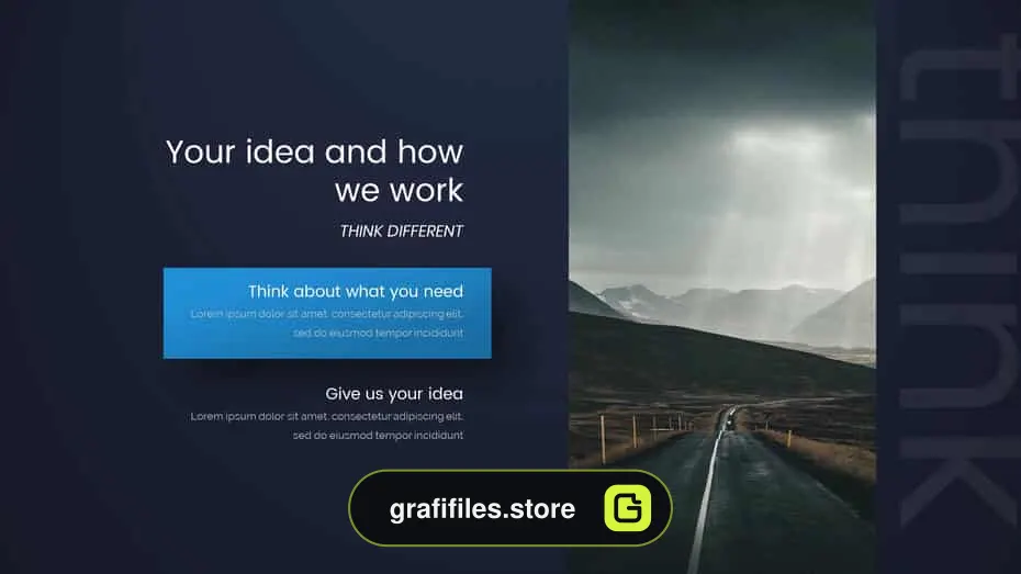 قالب پاورپوینت Promotion Creative Powerpoint Template