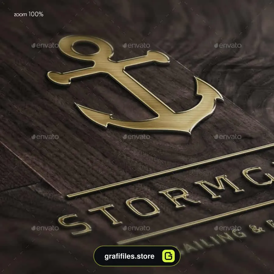 موکاپ لوگو Realistic Logo/Branding Mock-ups