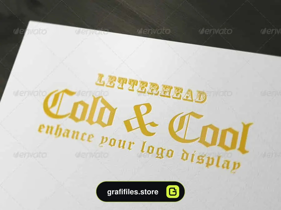 موکاپ لوگو Realistic Logo Mockups