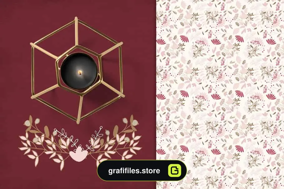 کلیپ آرت گل Renaissance Flowers