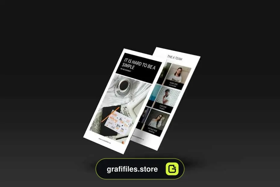فایل لایه باز استوری اینستاگرام Rockefeller Creative Agency IG Story