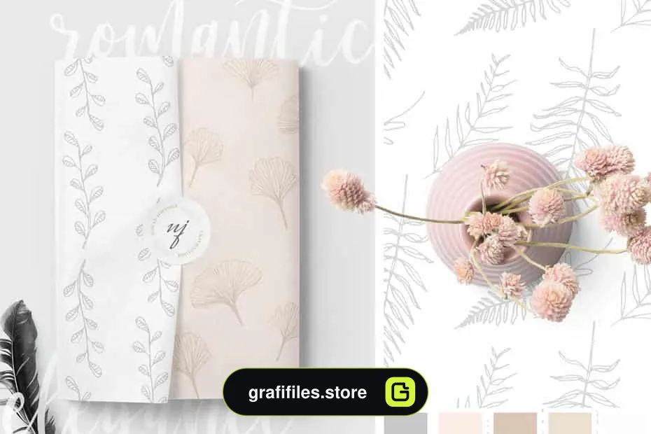 پترن برگ Romantic Leaves Collection