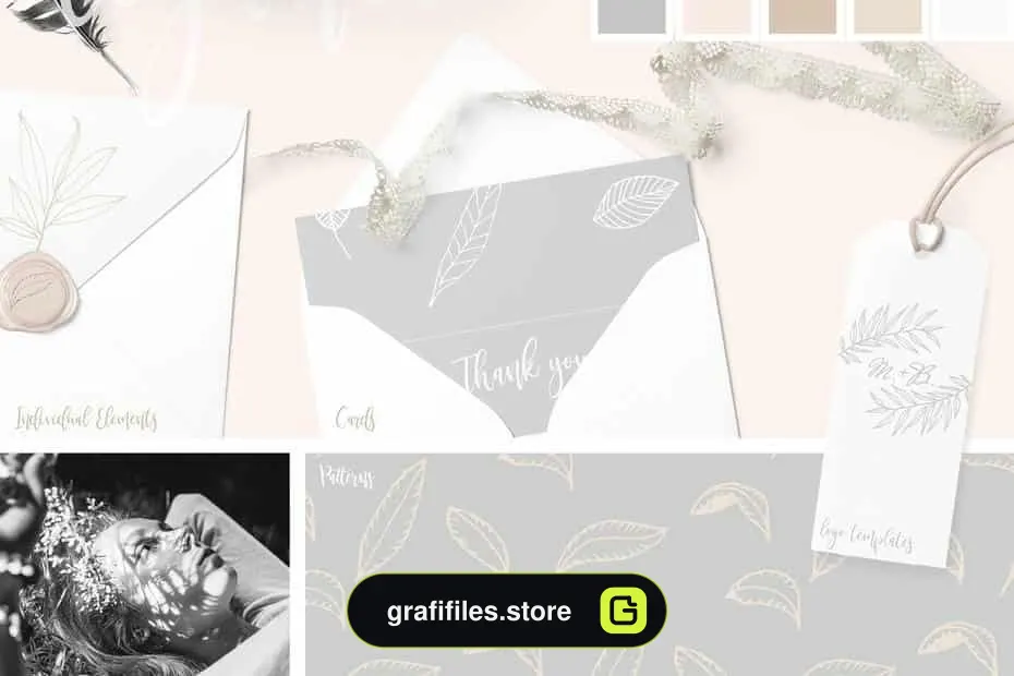 پترن برگ Romantic Leaves Collection