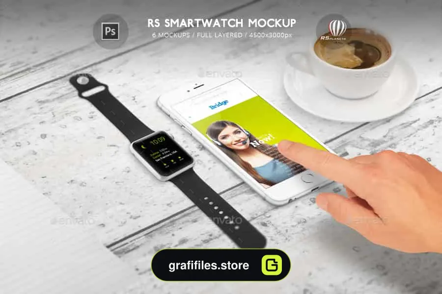 موکاپ ساعت هوشمند