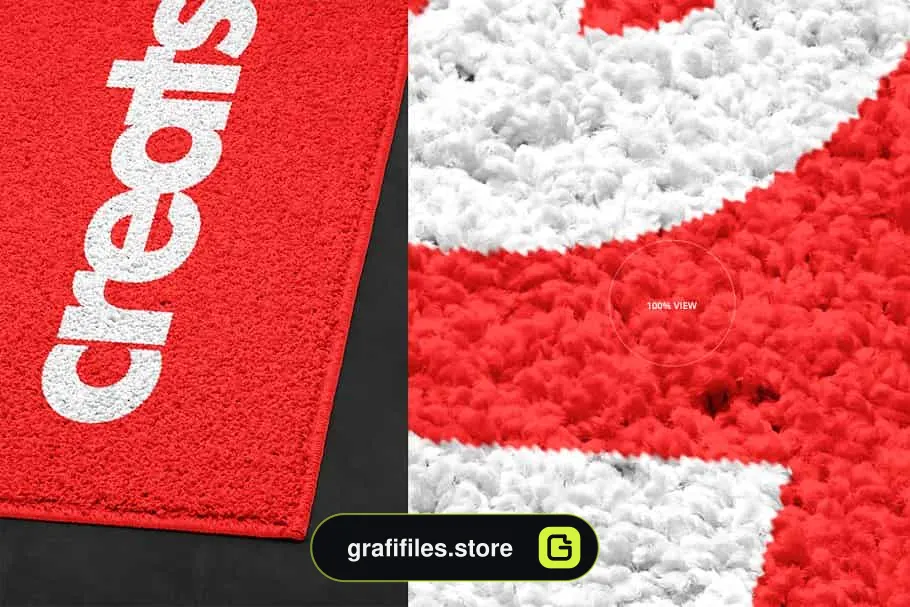 موکاپ پادری Rug Mockup Set