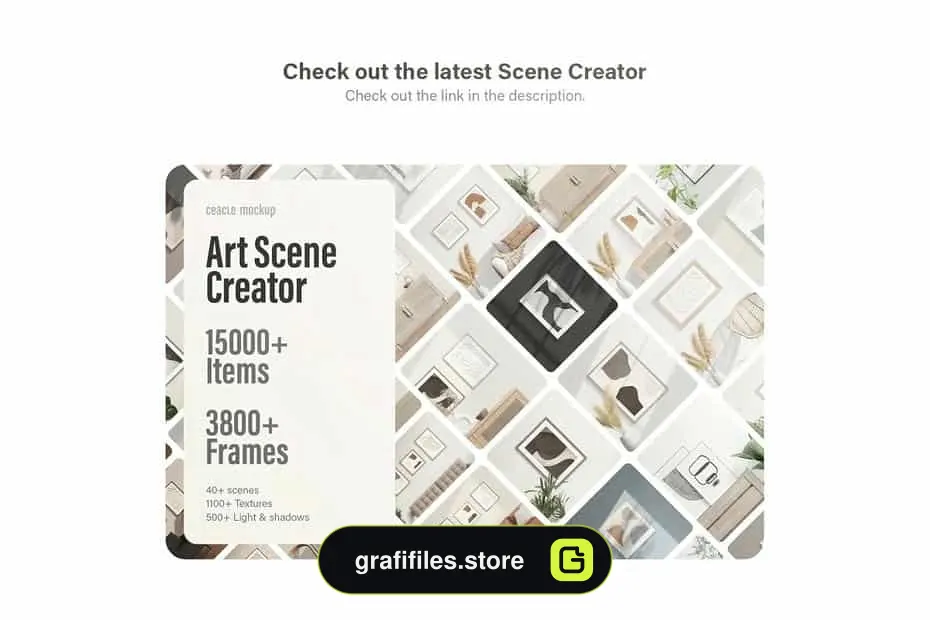 جعبه ابزار ساخت موکاپ Scene Creator Front View