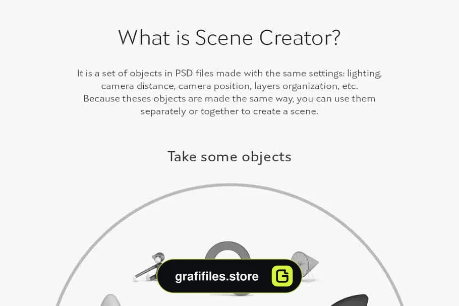جعبه ابزار ساخت موکاپ Scene Creator Front View