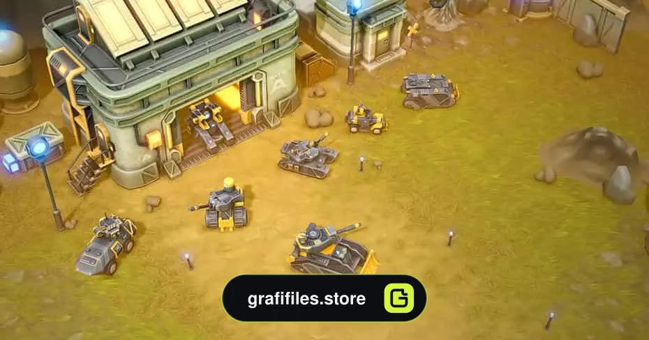 SCI FI Tower Defense Pack 2 برای یونیتی - 1