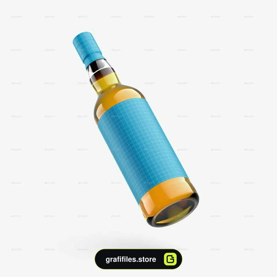 موکاپ بطری شیشه ای Scotch vol. 2
