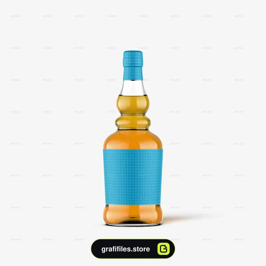 موکاپ بطری شیشه ای Scotch vol. 2