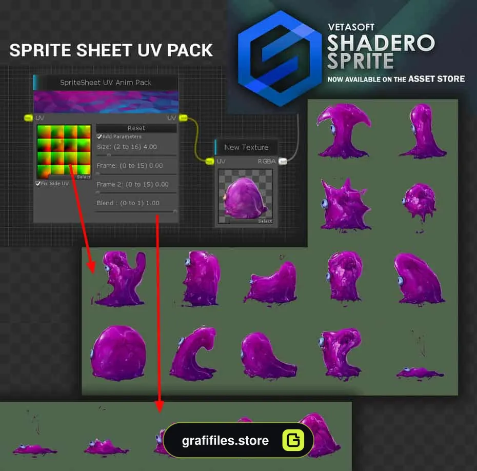 ابزار Shadero Sprite برای یونیتی - 1