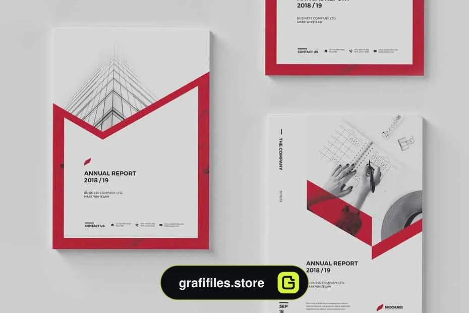 دانلود قالب آماده ایندیزاین گزارش سالیانه Sharp Annual Report - 1 قالب آماده ایندیزاین گزارش سالیانه