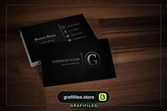 فایل لایه باز کارت ویزیت Shiver Business Cards