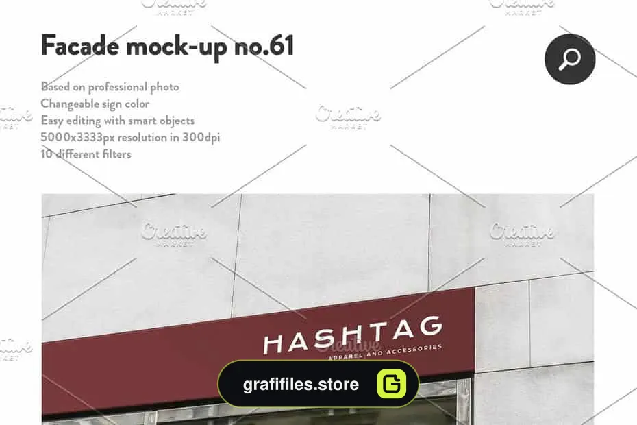 موکاپ لوگو Sign Facade Logo Mockup Bundle 2