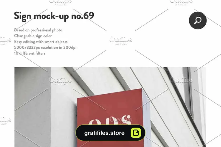 موکاپ لوگو Sign Facade Logo Mockup Bundle 2