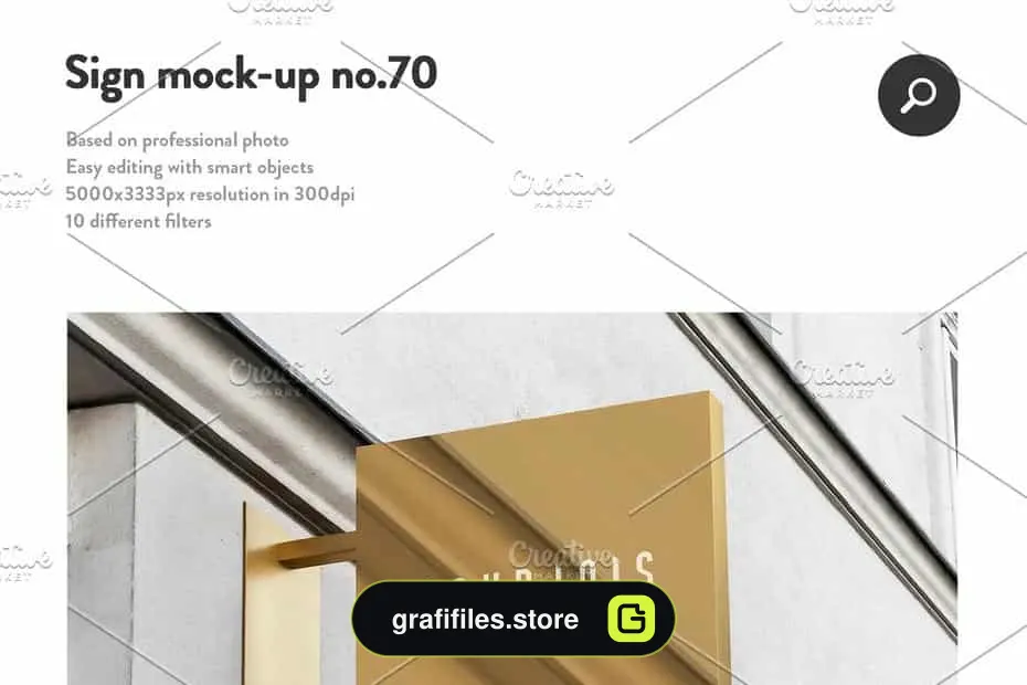 موکاپ لوگو Sign Facade Logo Mockup Bundle 2