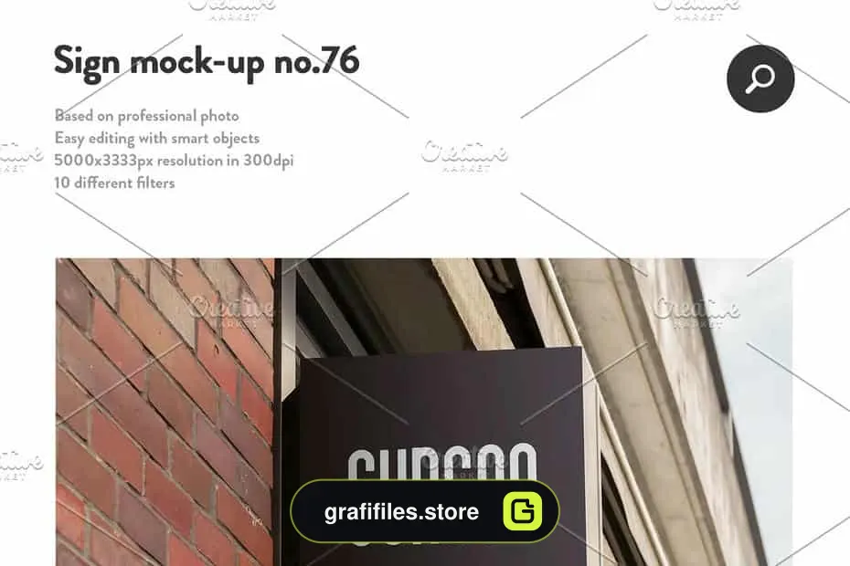 موکاپ لوگو Sign Facade Logo Mockup Bundle 2