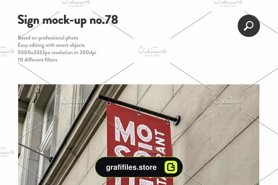 موکاپ لوگو Sign Facade Logo Mockup Bundle 2