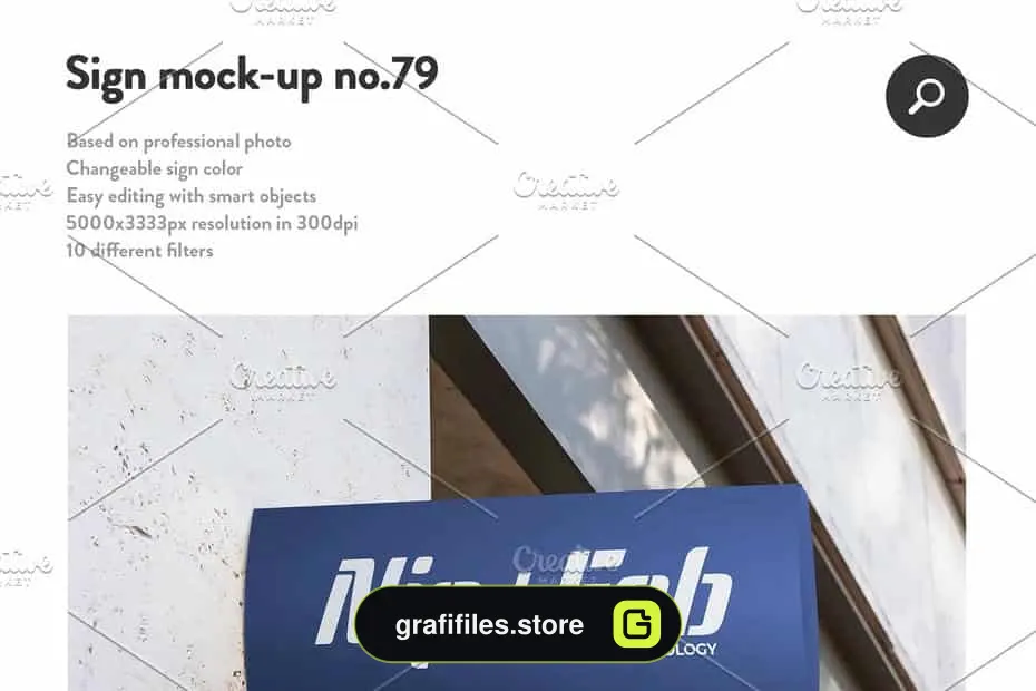 موکاپ لوگو Sign Facade Logo Mockup Bundle 2