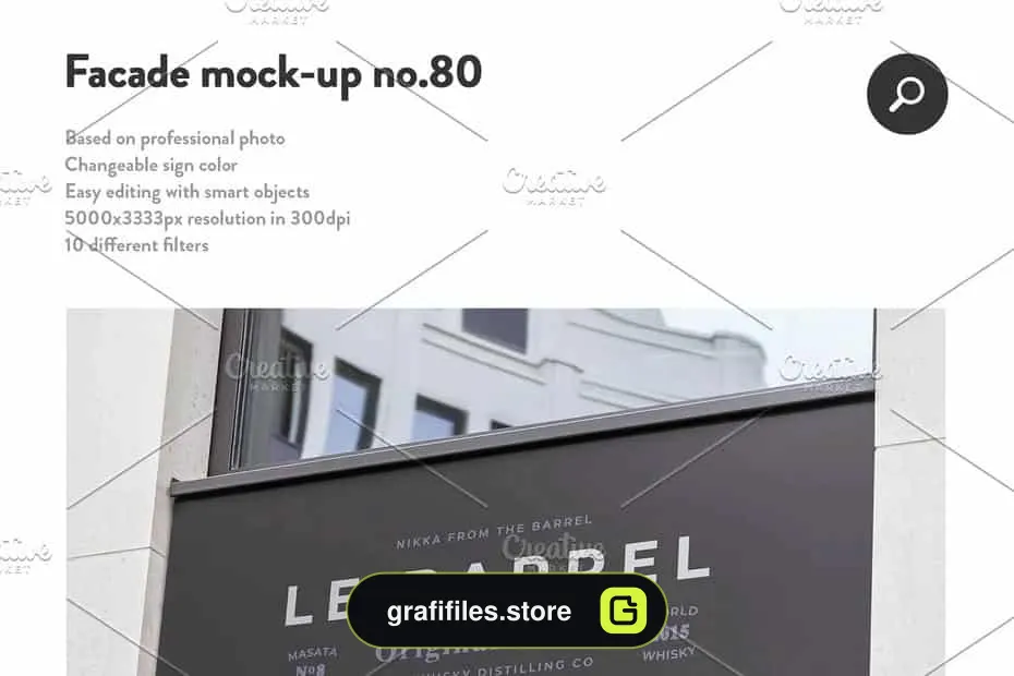 موکاپ لوگو Sign Facade Logo Mockup Bundle 2