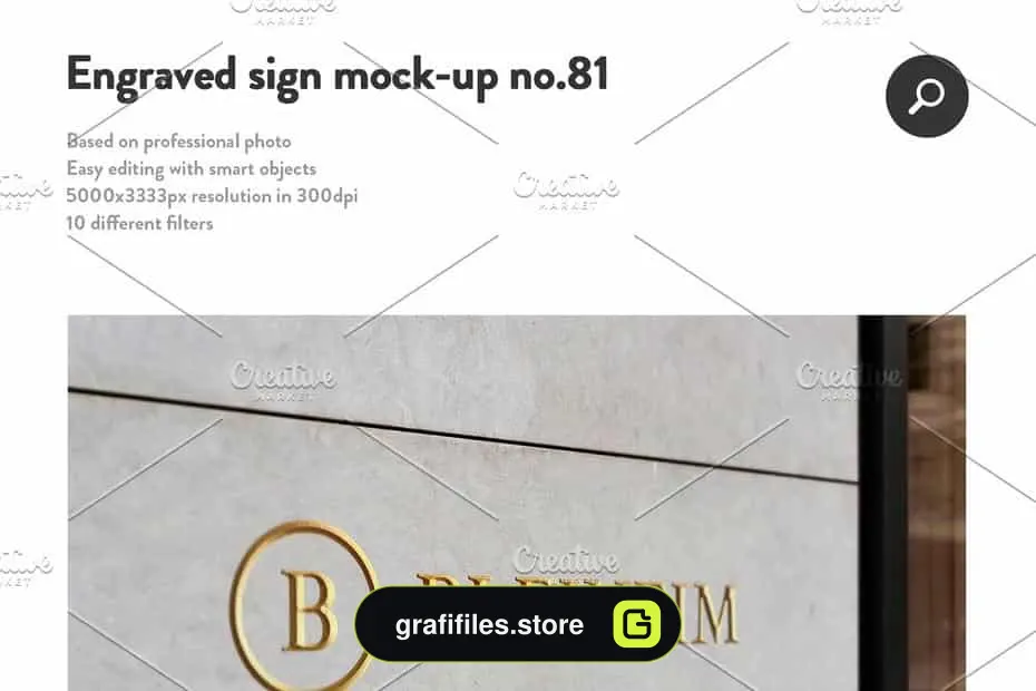 موکاپ لوگو Sign Facade Logo Mockup Bundle 2