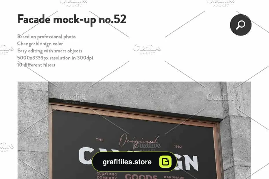 موکاپ لوگو Sign Facade Logo Mockup Bundle 2