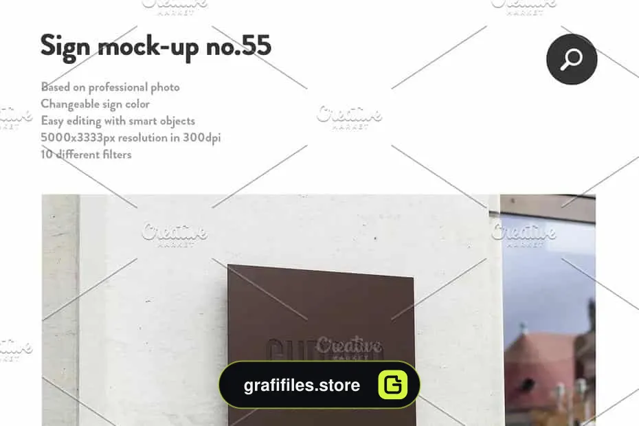 موکاپ لوگو Sign Facade Logo Mockup Bundle 2