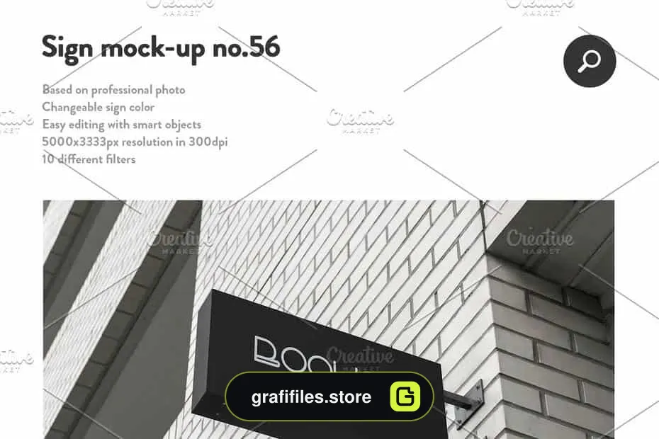 موکاپ لوگو Sign Facade Logo Mockup Bundle 2