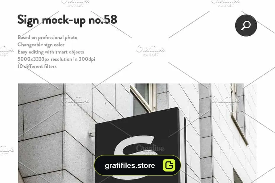 موکاپ لوگو Sign Facade Logo Mockup Bundle 2