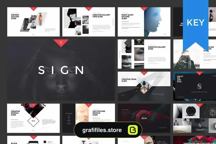 قالب Keynote پرزنتیشن SIGN Keynote Presentation Template