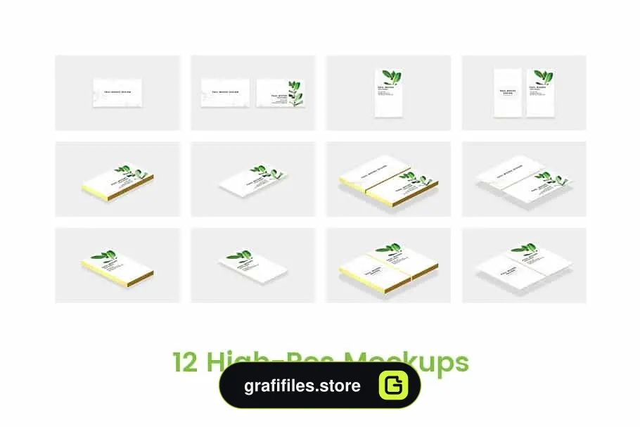 موکاپ کارت ویزیت ساده