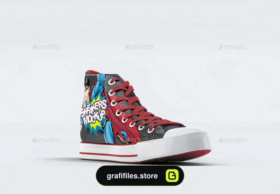 موکاپ اسنیکرز Sneakers Mock-Up V1