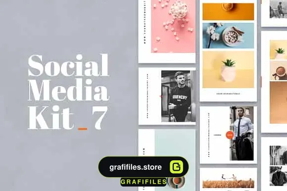 فایل لایه باز شبکه اجتماعی Social Media Bundle