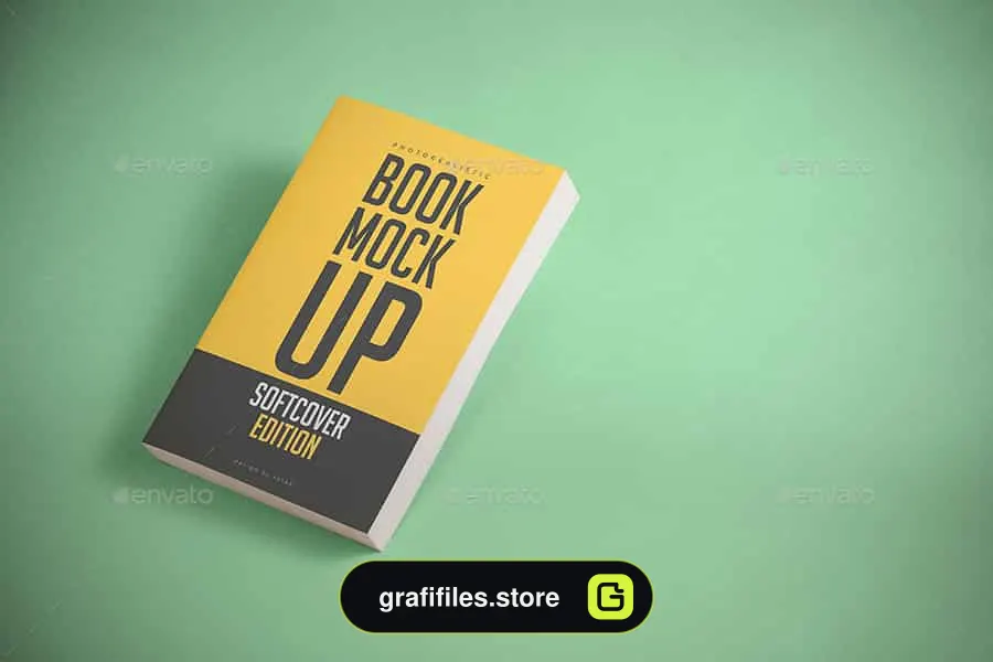 موکاپ کتاب Softcover Book Mock-up