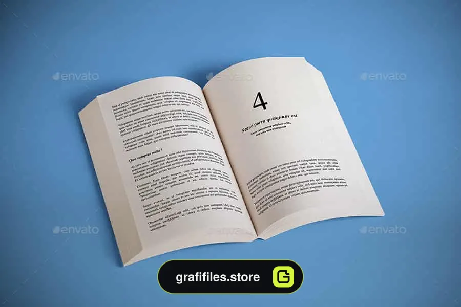 موکاپ کتاب Softcover Book Mock-up