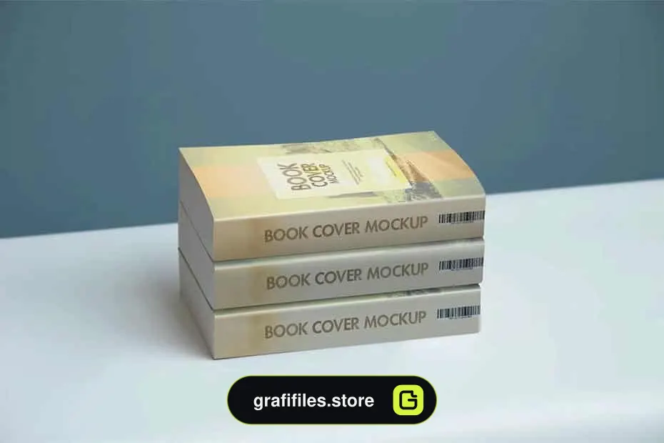 موکاپ کتاب Softcover Book Mockups Vol. 4