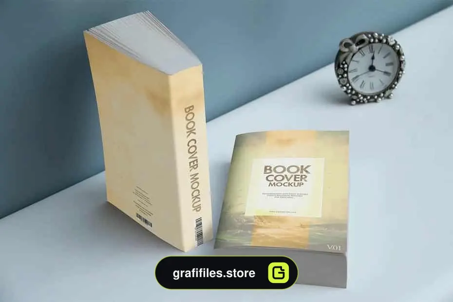 موکاپ کتاب Softcover Book Mockups Vol. 4