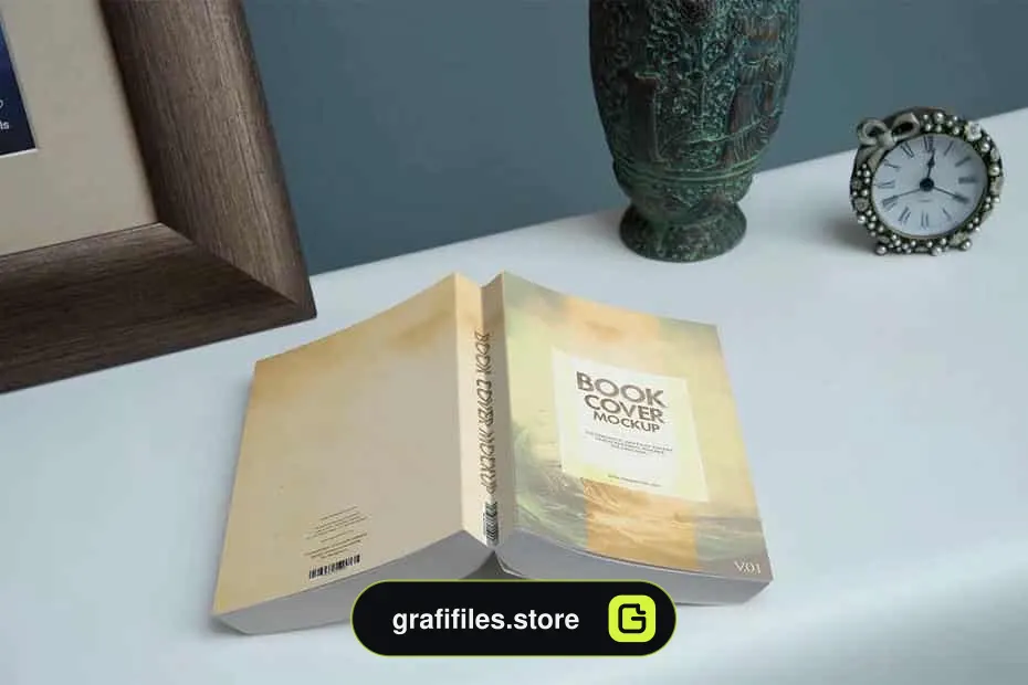 موکاپ کتاب Softcover Book Mockups Vol. 4