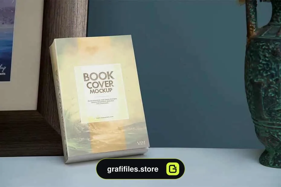 موکاپ کتاب Softcover Book Mockups Vol. 4