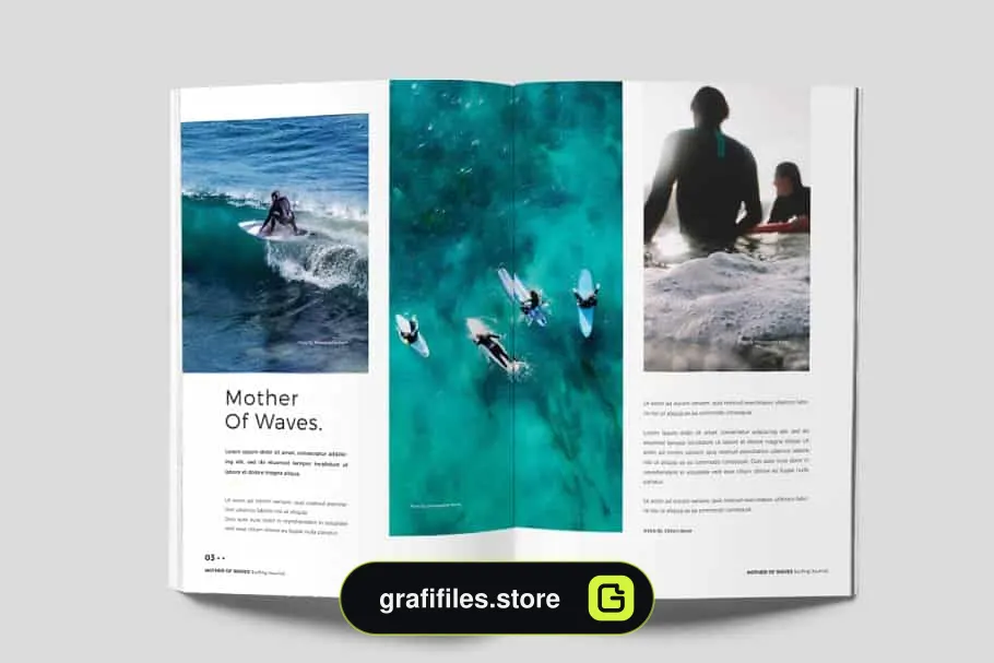 قالب آماده ایندیزاین مجله ورزشی Sports Magazine