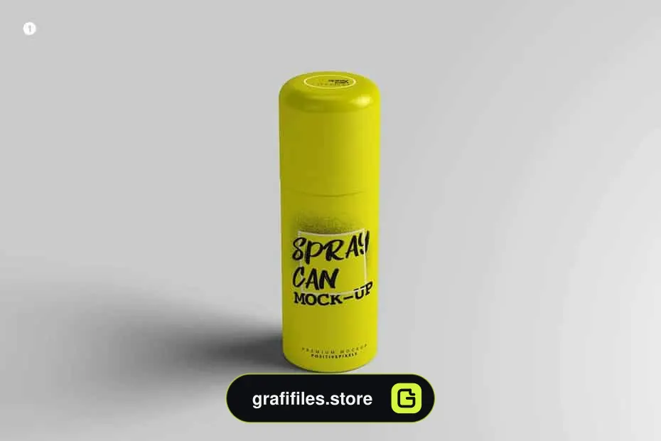 موکاپ قوطی اسپری Spray Can Mock-Up
