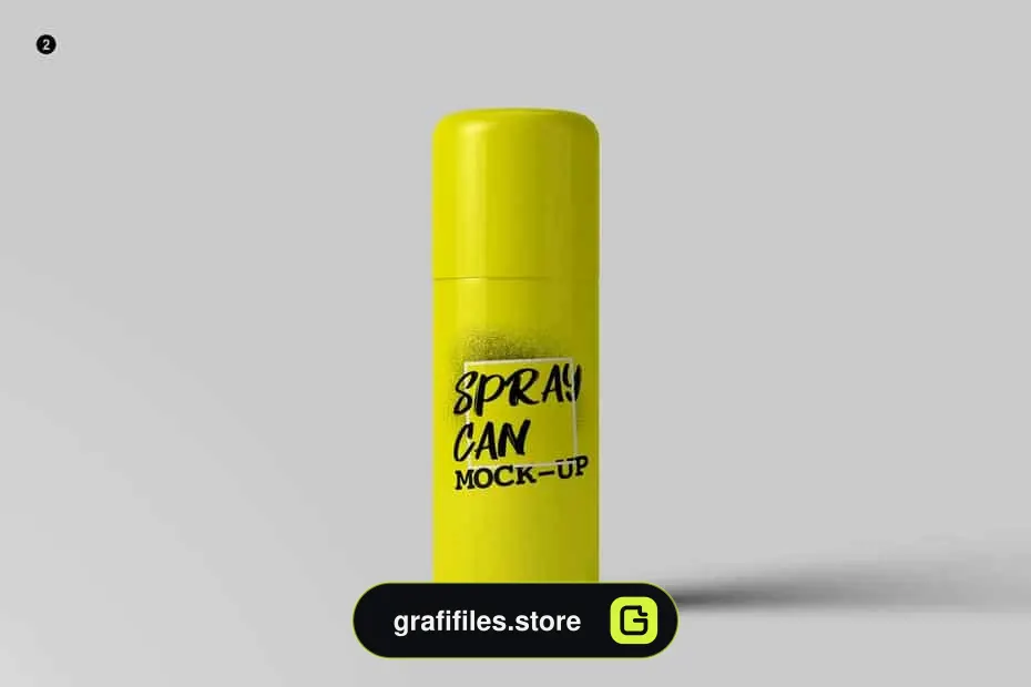 موکاپ قوطی اسپری Spray Can Mock-Up