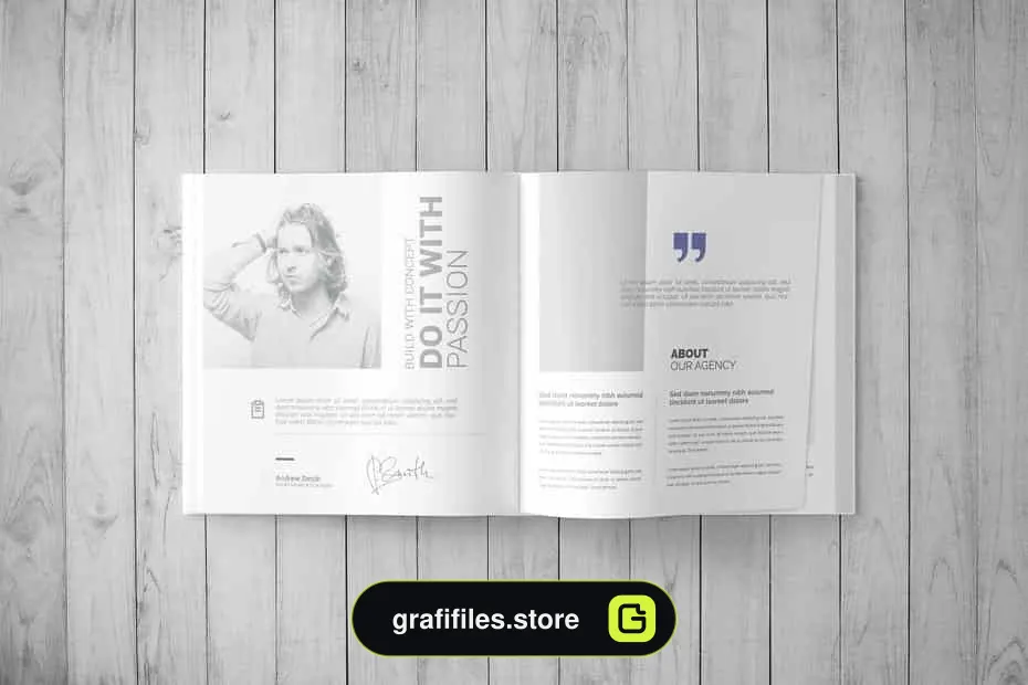 موکاپ کتاب Square Book Mock-Up / Hardcover