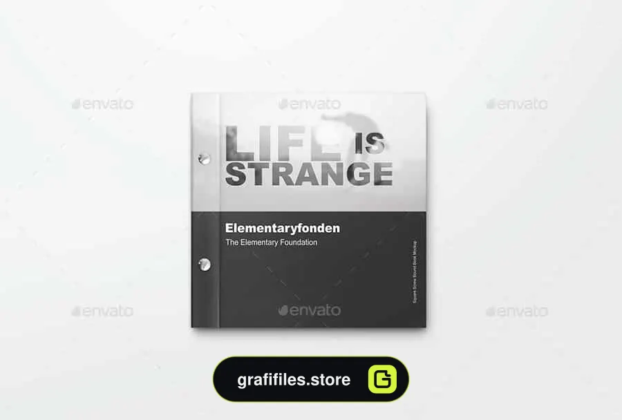 موکاپ کتاب Square Screw Bound Book Mockups