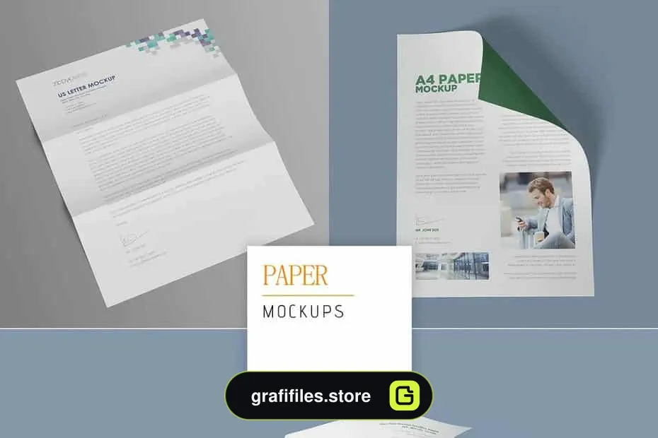 موکاپ ست اداری Stationery Mockups Bundle
