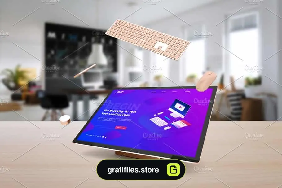 موکاپ مایکروسافت سرفیس