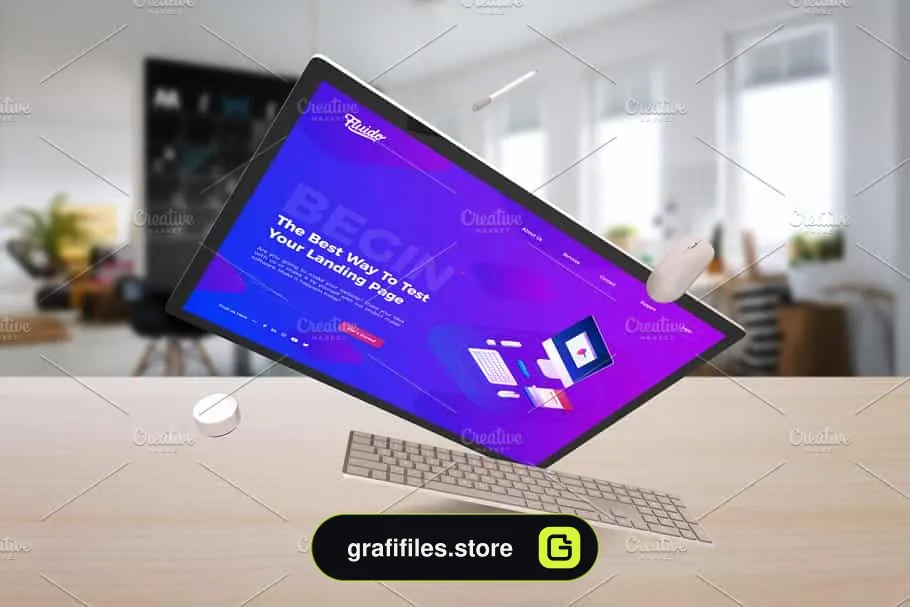 موکاپ مایکروسافت سرفیس