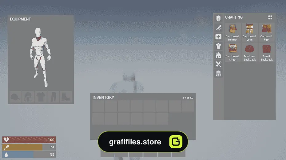 Survival Inventory برای آنریل انجین - 3